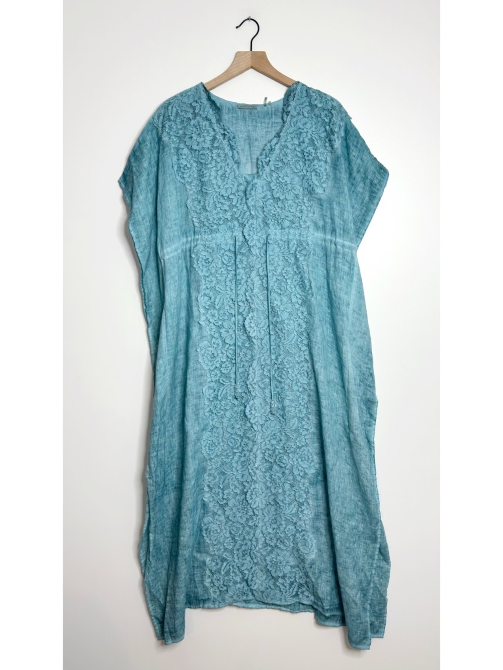 Soft Surroundings Lace Kaftan Maxi Dress